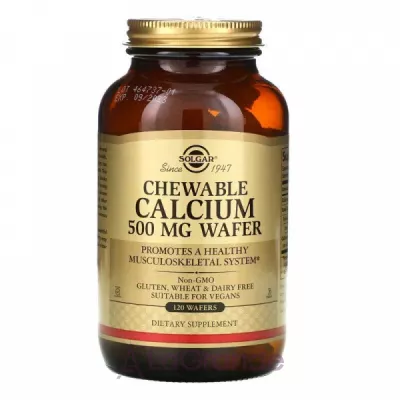 Solgar Chewable Calcium 500 Mg Wafer   