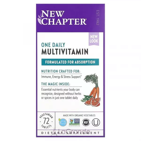 New Chapter One Daily Multivitamin �������������� ��������, 1 �� ����