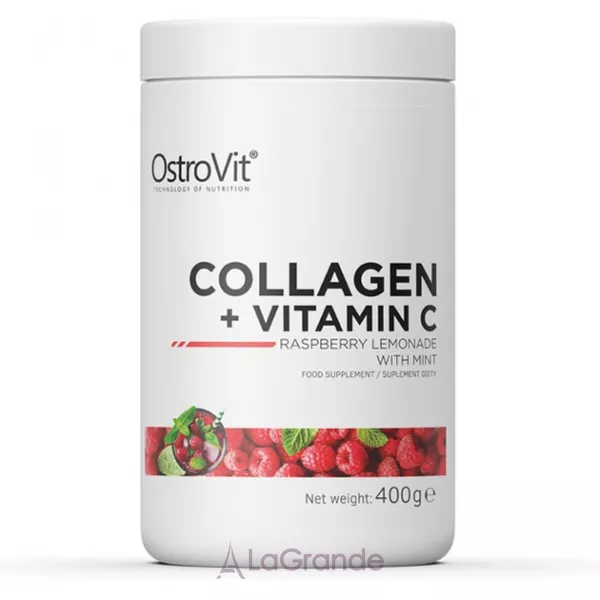 OstroVit Collagen + Vitamin C Raspberry lemonade with mint ����������� �������  �������� � ������� � ���� ��������� ������� � �����