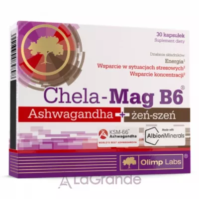 Olimp Chela-Mag B6 Ashwagandha + Ginseng   