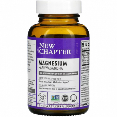 New Chapter Magnesium + Ashwagandha   