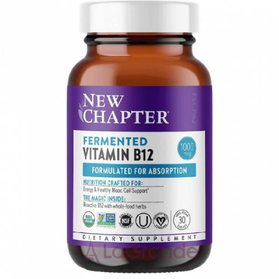 New Chapter Fermented Vitamin B12 1000 mcg ĳ  