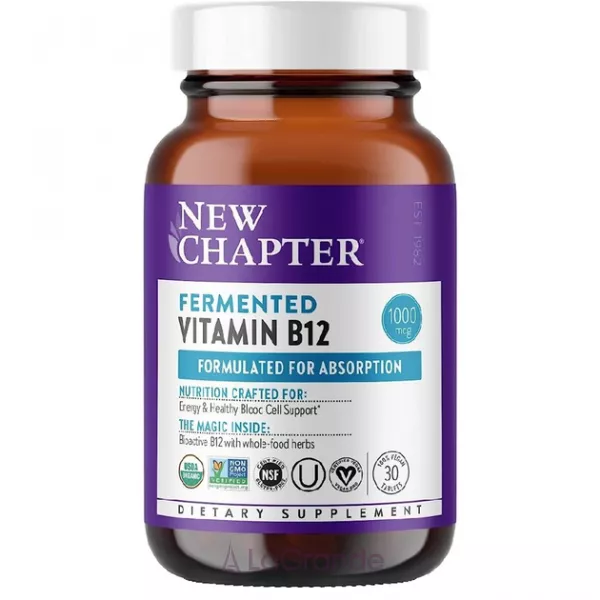 New Chapter Fermented Vitamin B12 1000 mcg ����������� ������� 