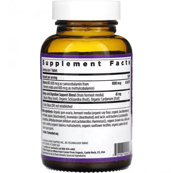 New Chapter Fermented Vitamin B12 1000 mcg ����������� ������� 