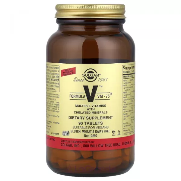 Solgar Formula V VM-75 Multiple Vitamins with Minerals ������� ������� 