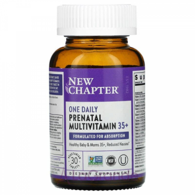 New Chapter One Daily Prenatal Multivitamin 35+    35+