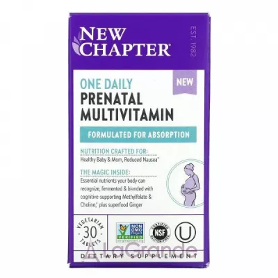 New Chapter One Daily Prenatal Multivitamin    