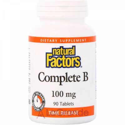 Natural Factors Complete B 100 mg   , 100 