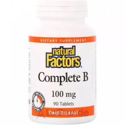 Natural Factors Complete B 100 mg   , 100 