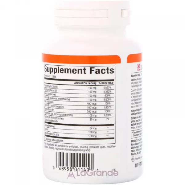 Natural Factors Complete B 100 mg �������� ��������� �, 100 ��
