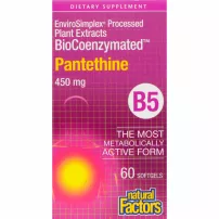 Natural Factors Pantethine 450 mg ����������� ������� "��������", 450 ��