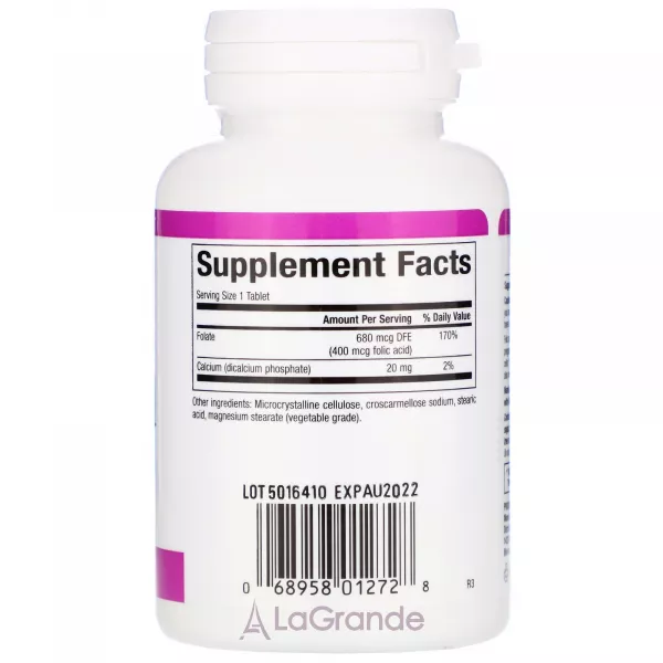 Natural Factors Folic Acid 400 mcg ĳ������ ������� ��� �������� ������� �� ������������� ������� 