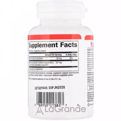 Natural Factors Biaoctive Quercetin EMIQ   