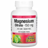 Natural Factors Magnesium Citrate 150 mg ����������� ������� "������ ������", 150 ��, ����������� �������� �� ������ �����