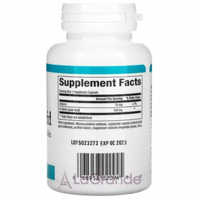 Natural Factors R-Lipoic Acid 100 mg ĳ  