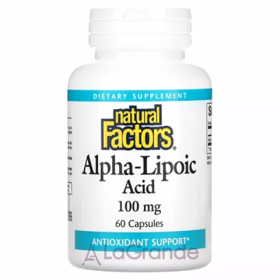 Natural Factors Alpha-Lipoic Acid 100 mg ĳ     