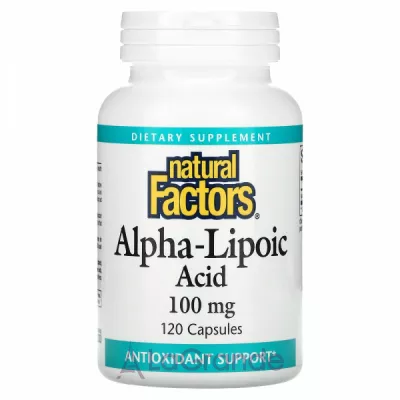 Natural Factors Alpha-Lipoic Acid 100 mg ĳ     