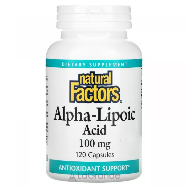 Natural Factors Alpha-Lipoic Acid 100 mg ĳ������ ������� ��� �������������� �������� 