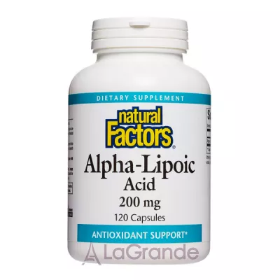 Natural Factors Alpha-Lipoic Acid 200 mg ĳ     