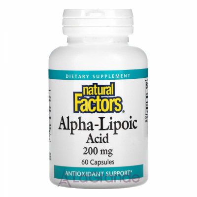 Natural Factors Alpha-Lipoic Acid 200 mg ĳ     