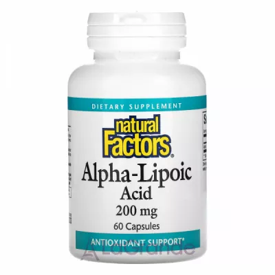 Natural Factors Alpha-Lipoic Acid 200 mg ĳ     