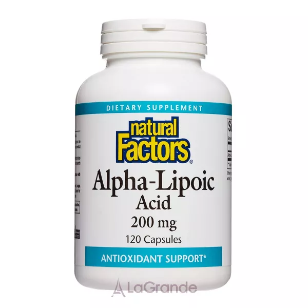 Natural Factors Alpha-Lipoic Acid 200 mg ĳ������ ������� ��� �������������� �������� 