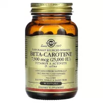 Solgar Beta-Carotene 7500 mcg ������� ������� "���� �������"