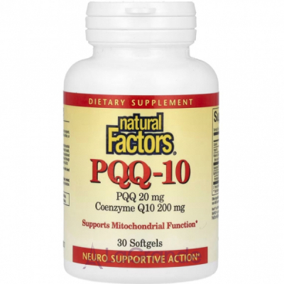Natural Factors PQQ-10 20 mg/200 mg ĳ  