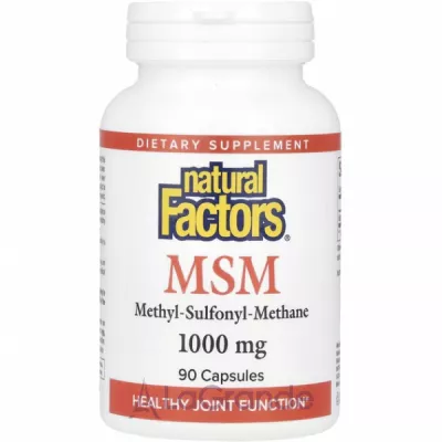 Natural Factors MSM 1000 mg ĳ  