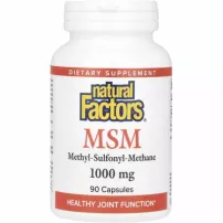 Natural Factors MSM 1000 mg ����������� ������� "�������������������", 1000 ��