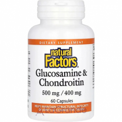 Natural Factors Glucosamine & Chondroitin 500 mg/400 mg ĳ  