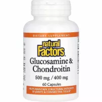 Natural Factors Glucosamine & Chondroitin 500 mg/400 mg ����������� ������� "���������� � ����������", 500 ��/400 ��
