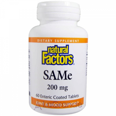 Natural Factors SAMe 200 mg ĳ  