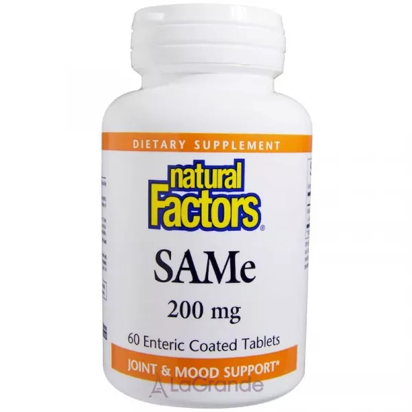 Natural Factors SAMe 200 mg ĳ������ ������� 