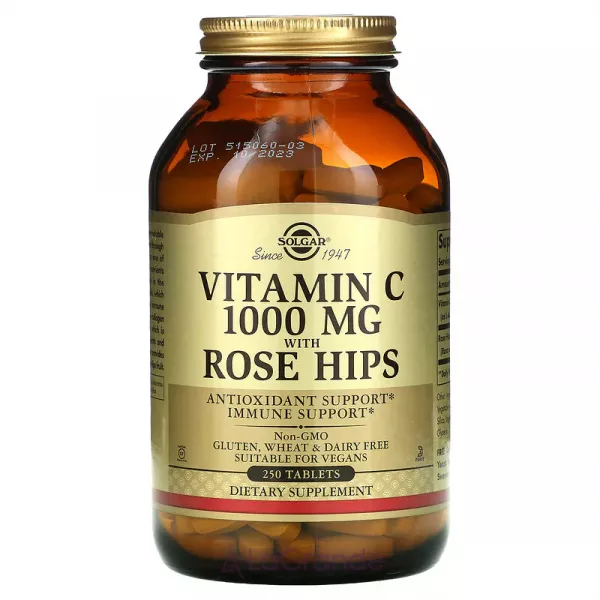 Solgar Vitamin C with Rose Hips 1000mg ĳ������ ������� 