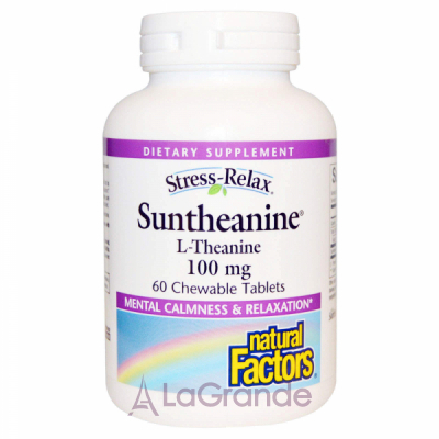 Natural Factors Stress-Relax Suntheanine L-Theanine 100 mg ĳ      