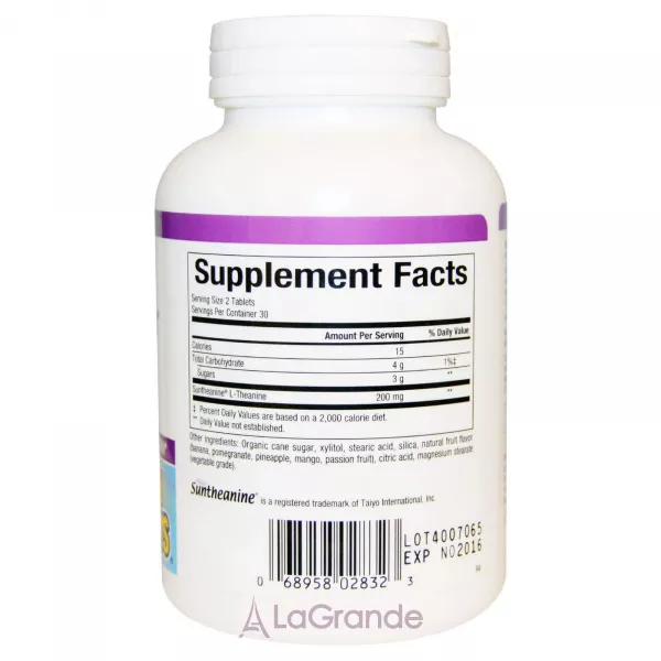 Natural Factors Stress-Relax Suntheanine L-Theanine 100 mg ĳ������ ������� ��� ���������� �� ������������ 