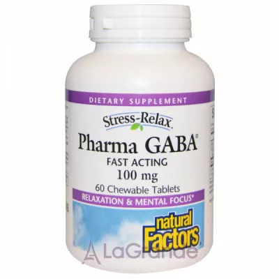 Natural Factors Pharma GABA 100 mg ĳ  