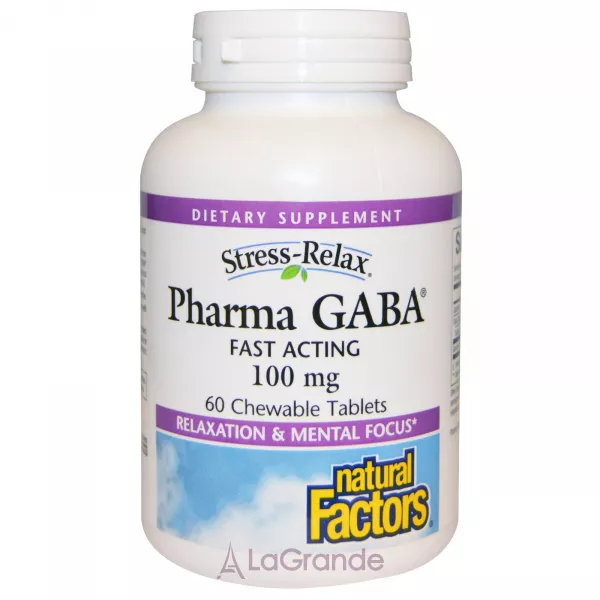 Natural Factors Pharma GABA 100 mg ĳ������ ������� 
