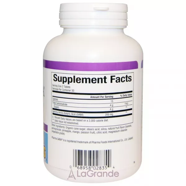 Natural Factors Pharma GABA 100 mg ĳ������ ������� 