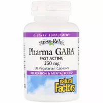 Natural Factors Pharma GABA 250 mg ����������� ������� "���� (�����-������������� �������)", 250 ��