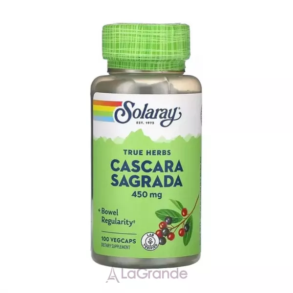 Solaray Cascara Sagrada 450mg Veg Caps ������� ������� ��� ����������� ������ ��������� 