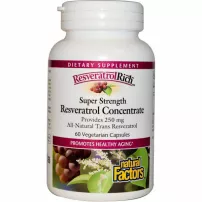 Natural Factors Resveratrol Rich Super Strength Resveratrol Concentrate ����������� ������� "������������ ���������� ������������"