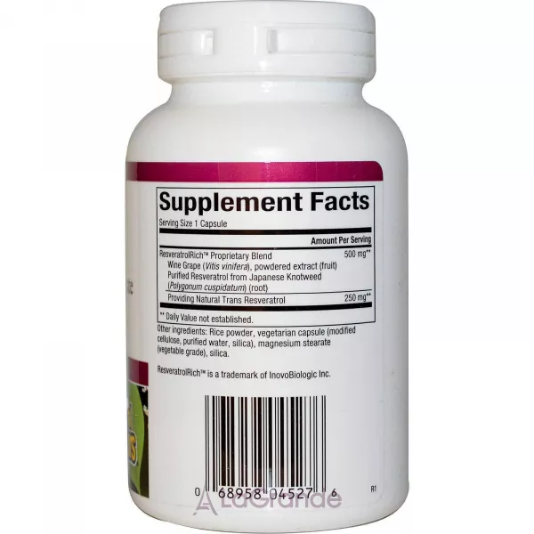 Natural Factors Resveratrol Rich Super Strength Resveratrol Concentrate ĳ������ ������� 