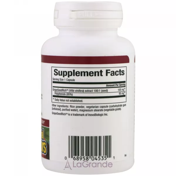Natural Factors Grape Seed Extract 100 mg ĳ������ ������� 