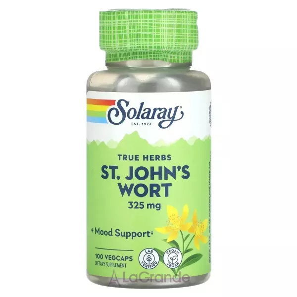 Solaray True Herbs St. John's Wort 325mg Veg Caps ������� ������� 