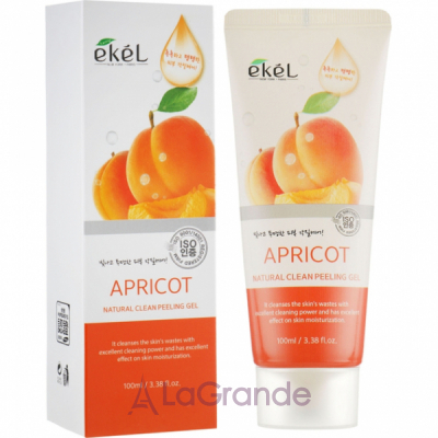 Ekel Apricot Natural Clean Peeling Gel -   