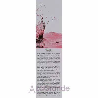 Ekel Hyaluronic Acid Foam Cleanser     