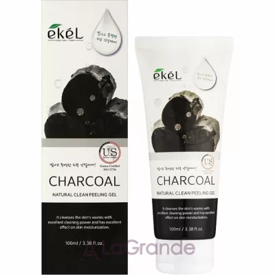Ekel Natural Clean Peeling Gel Charcoal -  ,   