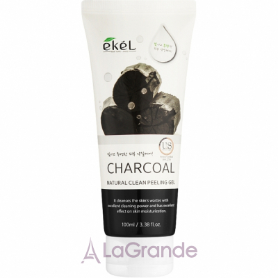 Ekel Natural Clean Peeling Gel Charcoal -  ,   